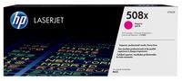 HP Cartucho de tóner original LaserJet 508X de alta capacidad magenta